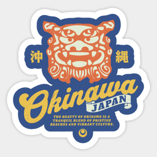 Okinawa, Japan City Sticker